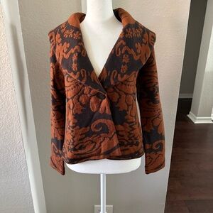 Jones New York Brown and Black Cardigan